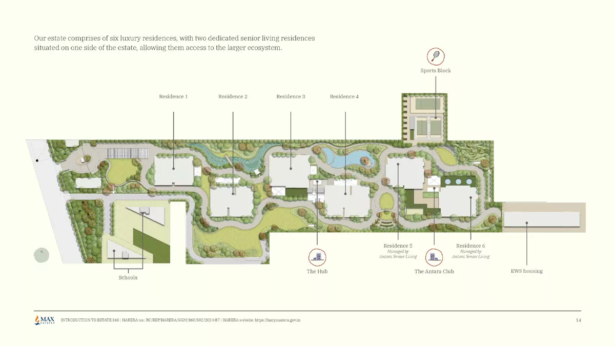 Max Estates Gurgaon Site Map